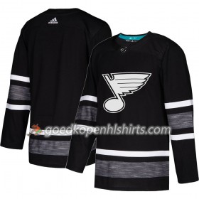 St. Louis Blues Blank 2019 All-Star Adidas Zwart Authentic Shirt - Mannen